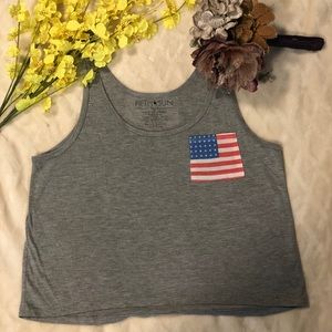 Fifth Sun American Flag Pocket Tank